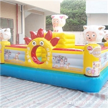 冲气儿童乐园，大型冲气玩具，充气喜洋洋与灰太狼