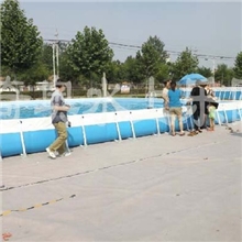 架水池、支架游泳池、水上乐园、充气水池框加水池移动水池
