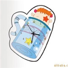 供应迷你12星座系列卡通钟玩具，玩具时钟，家居日常用品