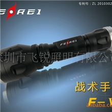 战术手电筒,F5CreeQ5LED强光金属手电筒,移动照明灯具手电筒
