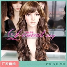 【兰媚儿】义乌假发现货批发时尚韩国长卷发女士假头套高温丝SY09
