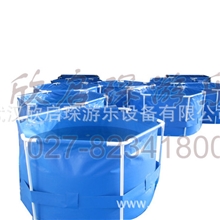 折叠鱼池支架鱼池家乐福超市养鱼池锦鲤鱼池