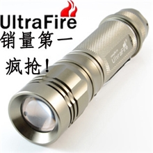 T6充电强光手电筒26650/18650/3节7号电池变焦远射王828户外防水