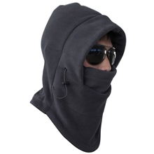 双面抓绒围脖头套多功能超保暖抓绒帽防风帽