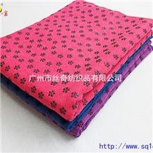 欢迎采购批发pvc直点梅花点防滑吸汗瑜珈铺巾