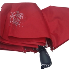 【2012流行趋势】专业生产供应烫图烫字烫钻雨伞镶钻雨伞