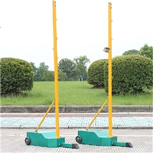 厂家批发羽毛球柱移动式羽毛球网架标准网柱买就送羽毛球网