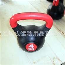 厂家直供灌沙壶铃环保（过6P检测）双色手柄壶铃KETTLEBELL