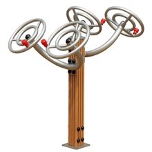 生产环保户外健身器材、肩关节训练器、塑木户外健身器材