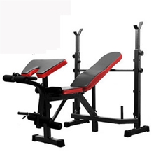 杠铃套装多功能举重床卧推架深蹲架杠铃床举重床卧推