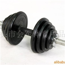 厂家直供优质橡胶哑铃包胶哑铃电镀哑铃固定哑铃?塑哑铃