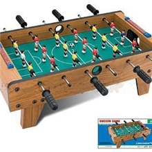 生产供应70cm欧标小型MDF儿童体育赠品玩具桌上足球机2035系列