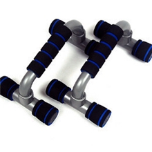 健身器材家用双色工字型俯卧撑架H型俯卧撑支架防滑设计