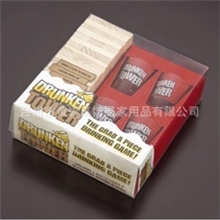 木质积木喝酒积木积木游戏玩具酒具益智积木酒杯喝酒游戏