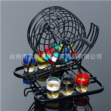 彩球摇奖机喝酒游戏酒具游戏酒杯游戏赌酒器酒吧喝酒游戏