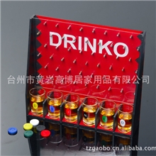 落片炸弹斗酒游戏酒架酒杯游戏欧美流行酒吧玩具喝酒游戏玩具