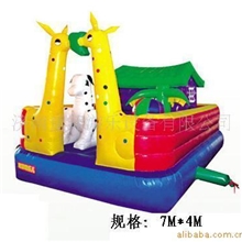 供应价格优惠充气玩具充气蹦床