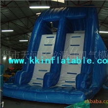 大型充气滑梯\厂家供应海边浪花滑梯