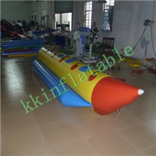 水上娱乐五人单管香蕉船充气艇漂流船冲锋舟皮划艇0.6mm