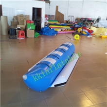 水上娱乐三人单管香蕉船充气艇漂流船冲锋舟皮划艇0.9mm
