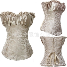 情趣内衣厂家外贸货源欧美宫廷束身衣束身衣批发塑身衣3090