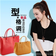 2012新款韩版百魅潮包复古水桶方形包手提单肩包斜跨包