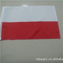 现货供应大量欧洲杯波兰车旗，手摇旗，大旗，围巾