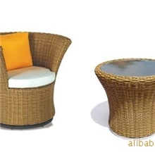 M供应藤编家具、客厅家具、藤条编织椅,茶几c23