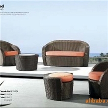 M100%工厂直销、质优价廉PE藤制户外休闲沙发8229