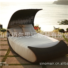 M欧陆风情、品味时尚休闲藤编躺床、可订做5B126