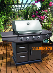 外贸出口北美欧洲高品质豪华高端档大号型烧烤炉BBQ，直销包邮