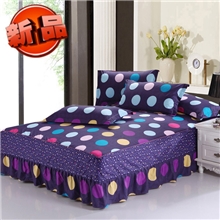 全年抄底价磨毛全活性韩版床裙厂家直销免费拿样床上用品代理