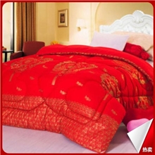 品牌特卖家纺婚庆南通被子批发双人加厚冬被芯结婚床品交期快