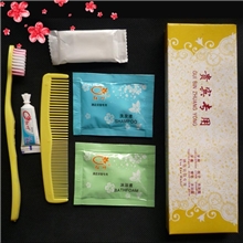 酒店一次性用品牙刷牙膏宾馆客房用品牙具套装六件套六合一批发