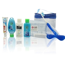 中国工厂直销8合1收纳旅行便携式洗漱用品套装