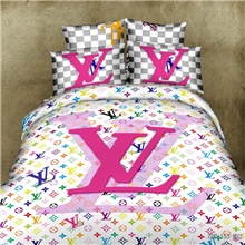 2013爆款推出全棉活性床上用品时尚字母图案四件套