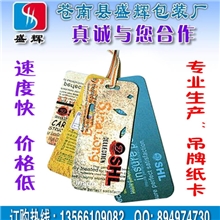 厂家低价供应各种彩色吊牌订做服装吊牌PVC吊牌定做