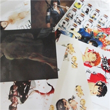 动漫海报盗墓笔记动漫8张套装布纹海报厂家直销海报定做