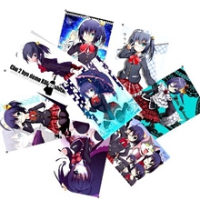 动漫海报中二病也要谈恋爱8张套装布纹海报厂家批发海报定做