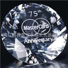 供应水晶钻石礼品周年庆典纪念品情侣礼品批发钻石可定制logo