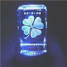 【真爱.幸福】小女孩18音音乐盒儿童，生日圣诞礼物四叶草水晶