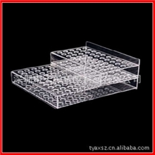 高质量透明亚克力口红展示架，唇膏展示架，大量批发