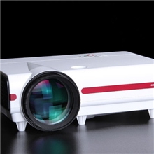 【厂家直销】创荣高清高亮LED投影机KTV投影仪带高清接口混批