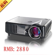 【厂家直销】Led投影机教学会议培训KTV高清高亮商务投影仪混批