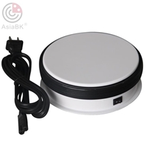 批发电动转盘瓷器展示托盘360度电动旋转展示直径15CM电动转盘