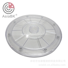 2013新款上市广告展示架旋转配件透明塑胶转盘工艺品旋转底座