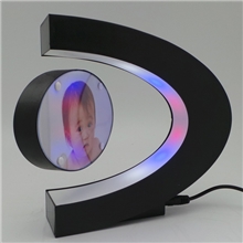 工厂批发磁悬浮相框-C形礼品摆件创意礼品