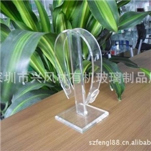 新款设计亚克力有机玻璃材质头戴耳机架展示支架耳机挂架