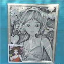 H0062红蓝黄白绿多色DIY画板儿童画卡通画