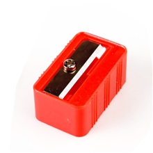 厂家直销迷你长方形转笔刀/削笔器/铅笔刨/卷笔刀塑料单孔小号